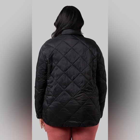 NWT 32 Degrees Women's Lightweight Recycled Poly-Fill  Jacket Quilted Black Lg - Picture 4 of 12